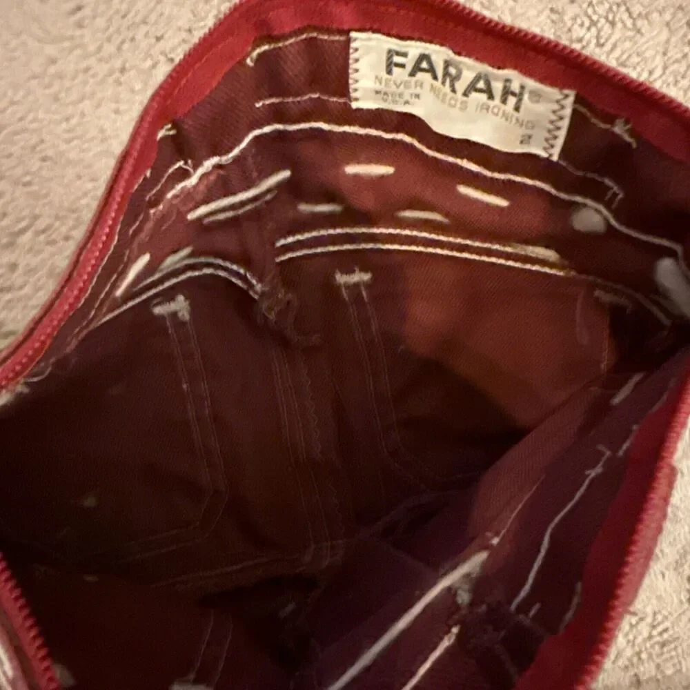 Vintage Farah Denim Jeans Purse